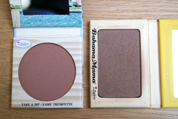 comparaison the balm bahama mama vs balm desert