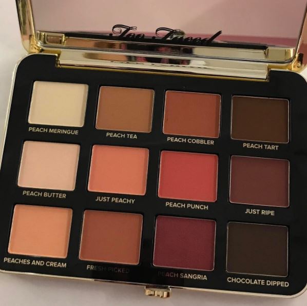 palette just peachy mattes too faced
