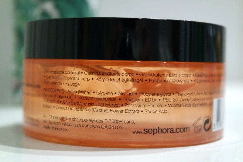 Composition gelée corps rafraîchissante Sephora