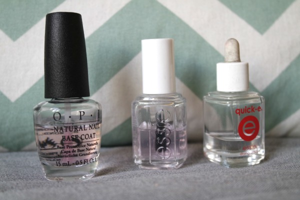 base coat et top coat OPI Essie