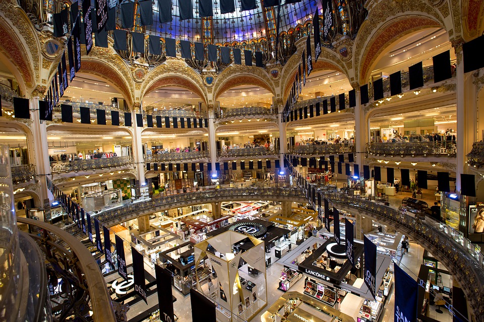 galeries lafayette shopping beauté paris